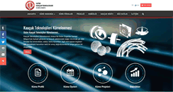Desktop Screenshot of kaucukteknolojileri.com